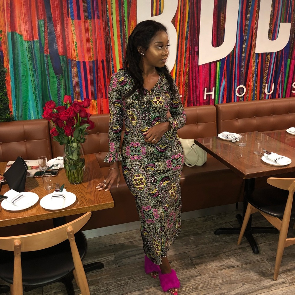 Riitta Immonen Vintage 1970’s Psychedelic Dress- ONLY WORN ONCE